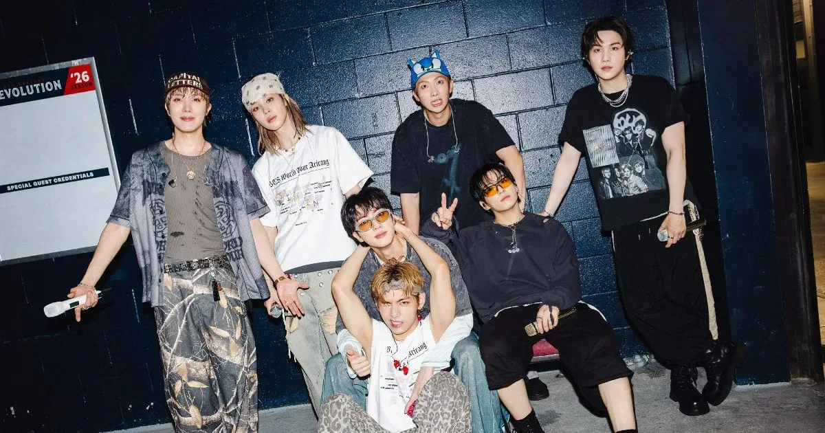 BTS em fotografia de divulgação