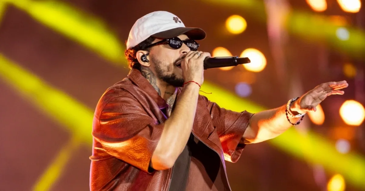 Felipe Amorim em outro registro divulgado no perfil do artista
