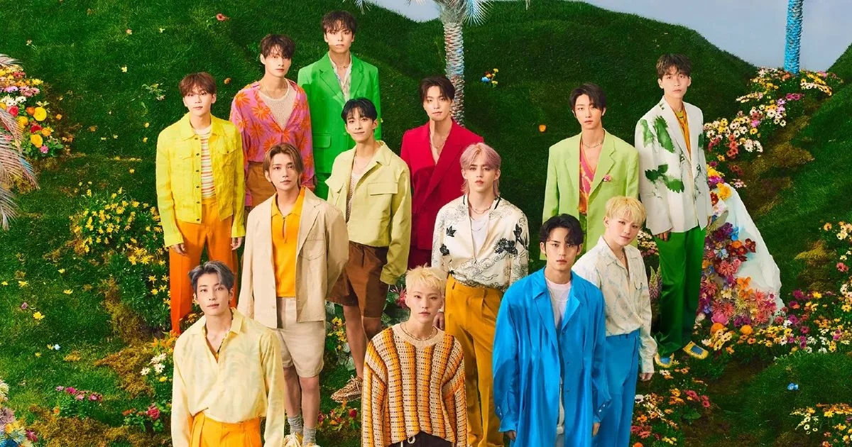 SEVENTEEN em fotografia de divulgação de arquivo