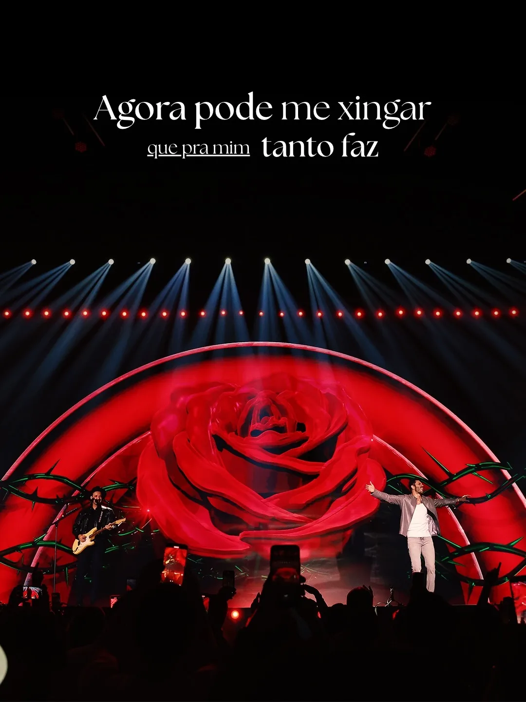 Palco do projeto Nosso Mundo em imagem compartilhada por Israel & Rodolffo
