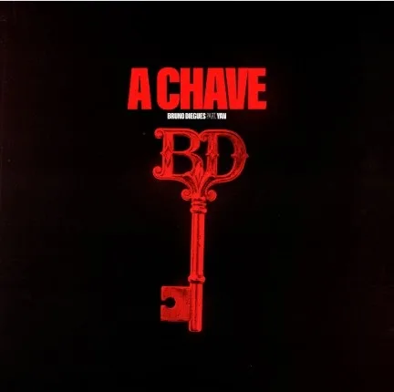 Capa de A Chave, single de Bruno Diegues com Yan