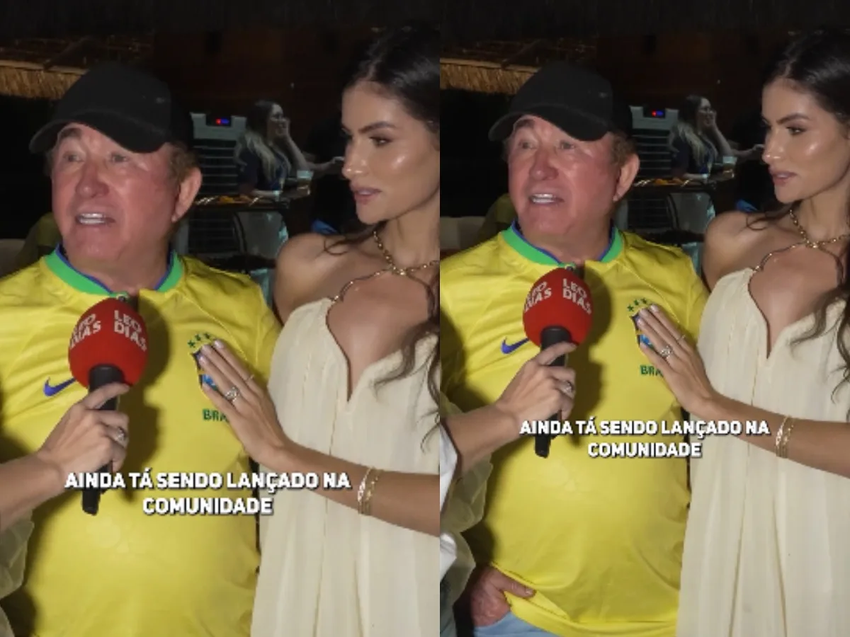 Amado Batista e Calita Franciele em imagem de arquivo